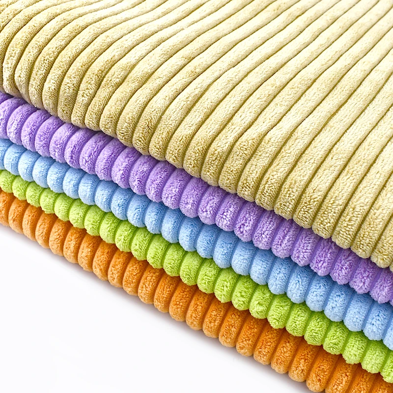 

50/100*150cm Striped Cotton Corduroy Fabric for Sofa Pillow Plush Toy Decorative Cloth Garment Home Textiles DIY Sewing Material