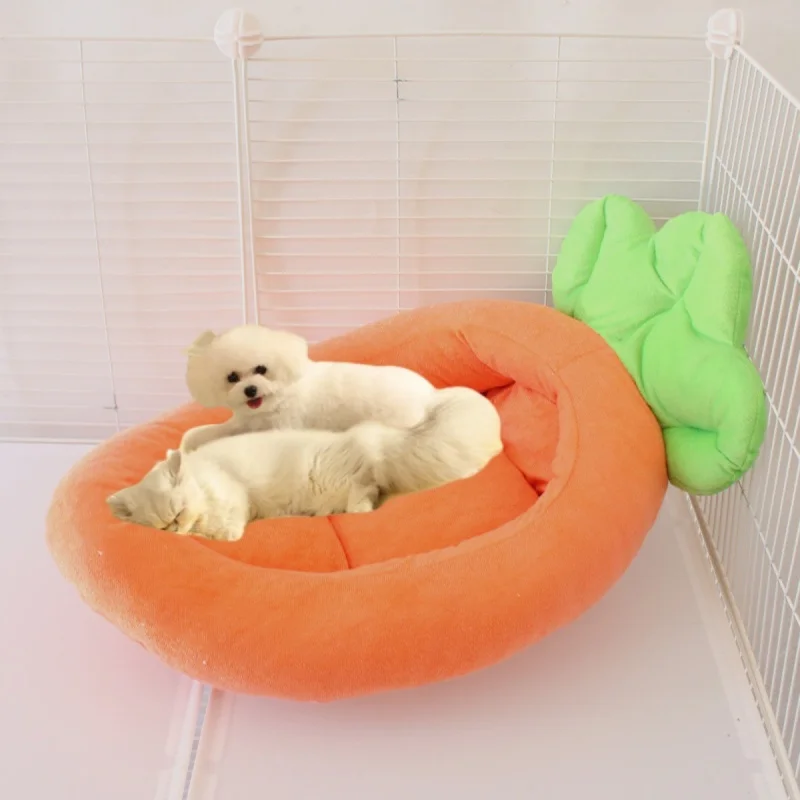 Removable and Washable Cartoon Banana Kennel Pet Supplies Cat Nest Teddy Bichon Pet Small and Medium-Sized Dogs Four Seasons