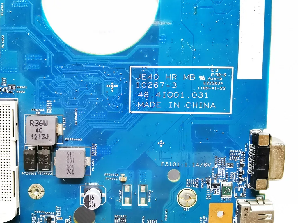 JE40-HR 10267-3 10267-4 10267-1M لشركة أيسر أسباير 4750 4755 4752 اللوحة الأم للكمبيوتر المحمول HM65 DDR3 GT540M 1G GPU UMA 100% تم اختبارها