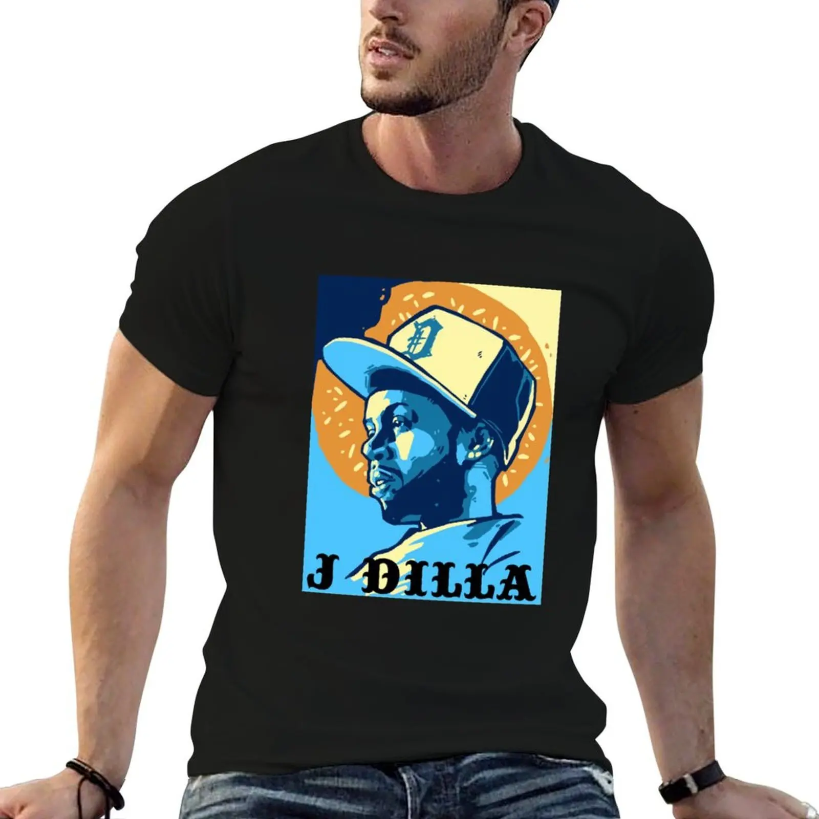 

J Dilla Donuts T-Shirt cotton t shirt pack cotton t shirts man 100% anime t shirts for man T-Shirt
