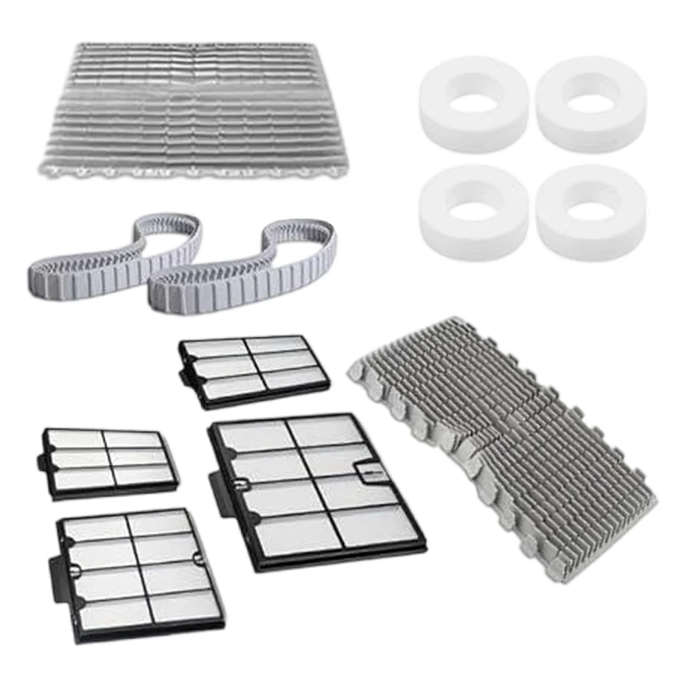 Swimming Pool Robot Maintenance Kit with Replacement Filter Front Brush Rear Brush Tracks for Triton PS Models 9991463 R4