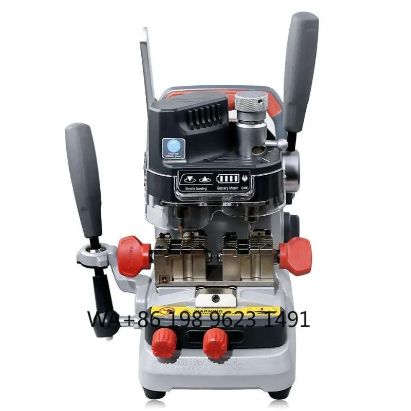Sturdy aluminum alloy manual key duplicator supports App control, perfectly for  dimple and flat key cutting, high-precision