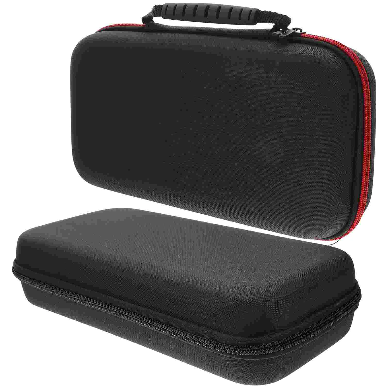 

2 Pcs Microphone Bag Storage Tote Hard Carrying Case Lapel Canvas Portable Protector