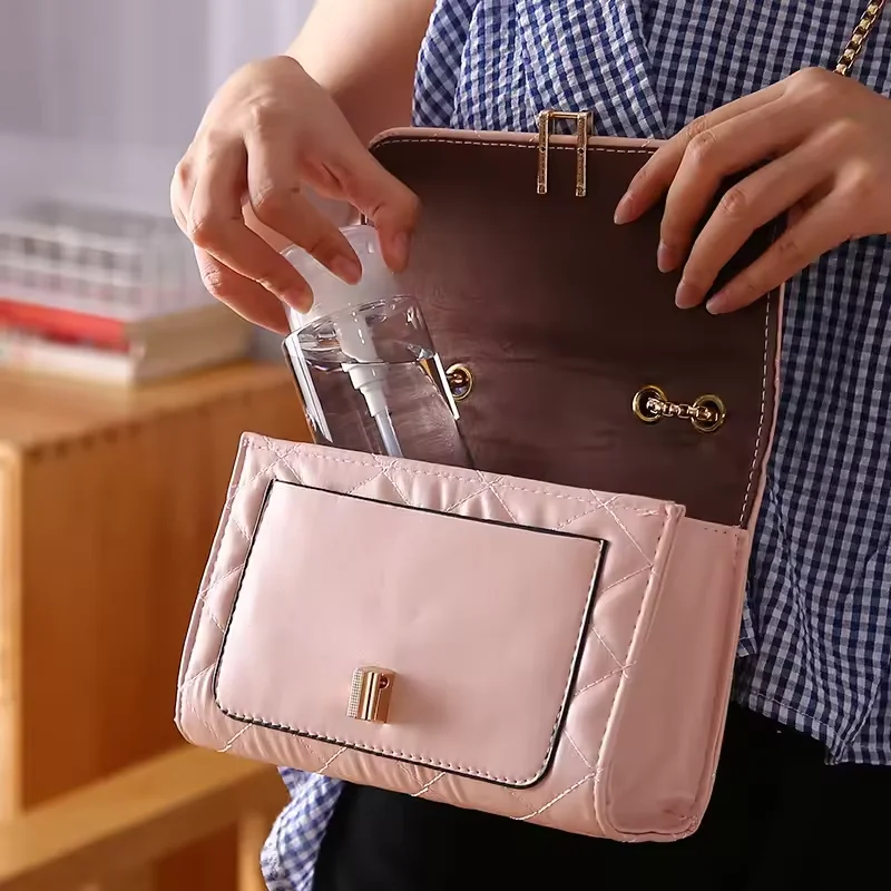 100ml Nachfüllbare Leere Pumpflasche, Klarer Spender, Flüssigkeitsbehälter, Entferner, Reiniger, Politur, Make-up, Maniküre-Werkzeuge, Zubehör – Detail 6