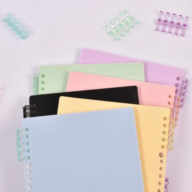 31BA Recyclable Clip Notebook Replaceable Panes Smooth Writing Face Travel Friendly