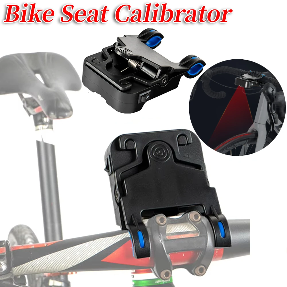 Bike Seat Calibrator Bike Tool Bicycle Handlebar Laser Aligner Seat Center Adjuster Measurement Tool Aligning Indicator Tools