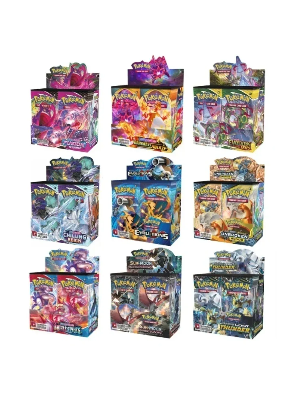 Lustige 360 Stück Pokemon-Karte TCG Scarlet&Violet Prismatic Evolutions 151 Prisma 36er-Pack Pokemon Booster Box Sammler-Tradiner-Karte