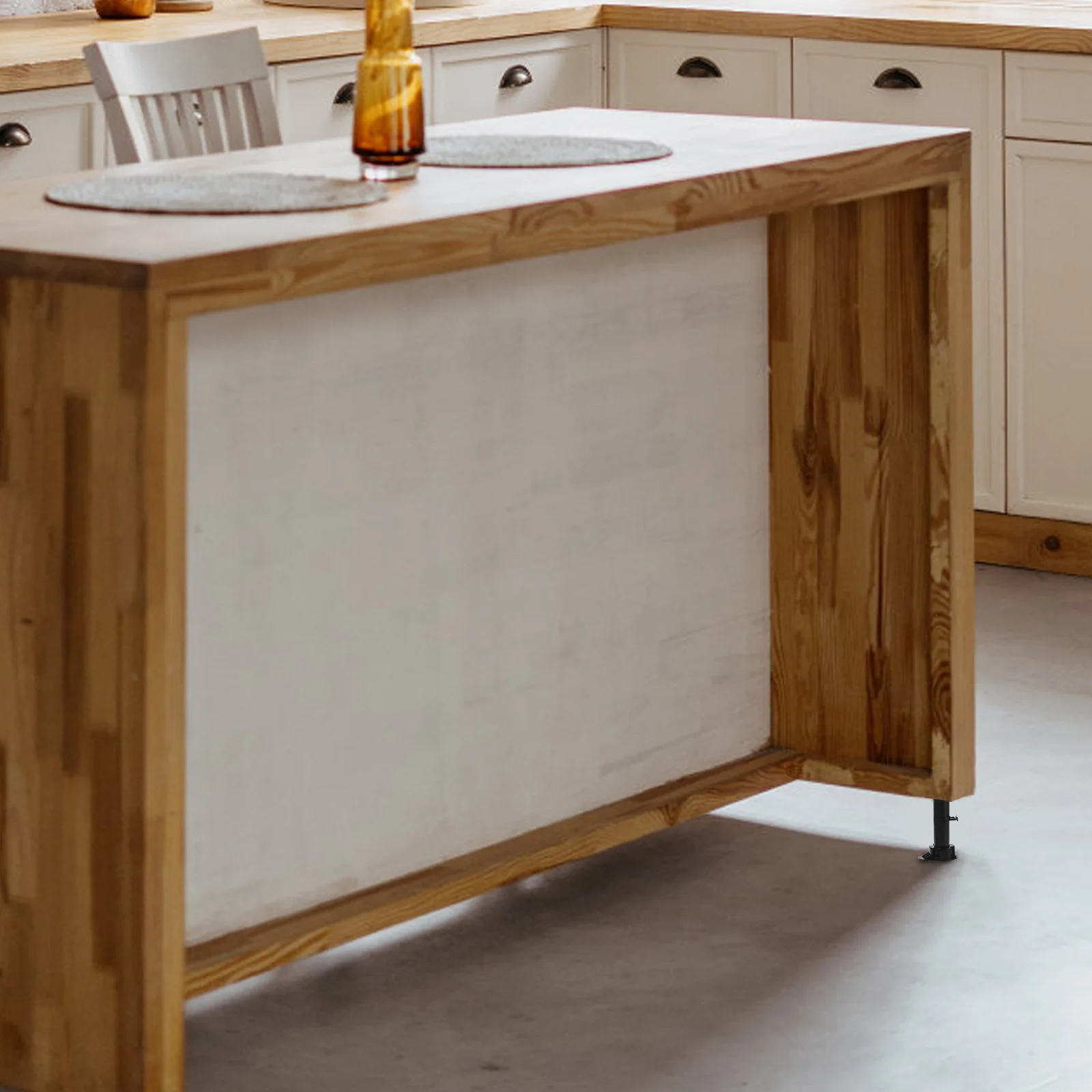 Gambe livellatrici per armadietti regolabili per carichi pesanti da 12 pezzi 70x10mm Piedini livellanti per mobili stabili per armadi da cucina Gambe per armadietti