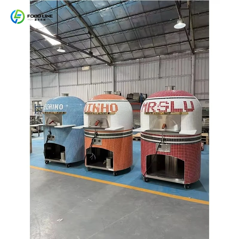 Customized Commercial Italian Masonry Pizza Oven Stainless Steel Gas Fired Noise Canceled Authentic Neapolitan Pizza