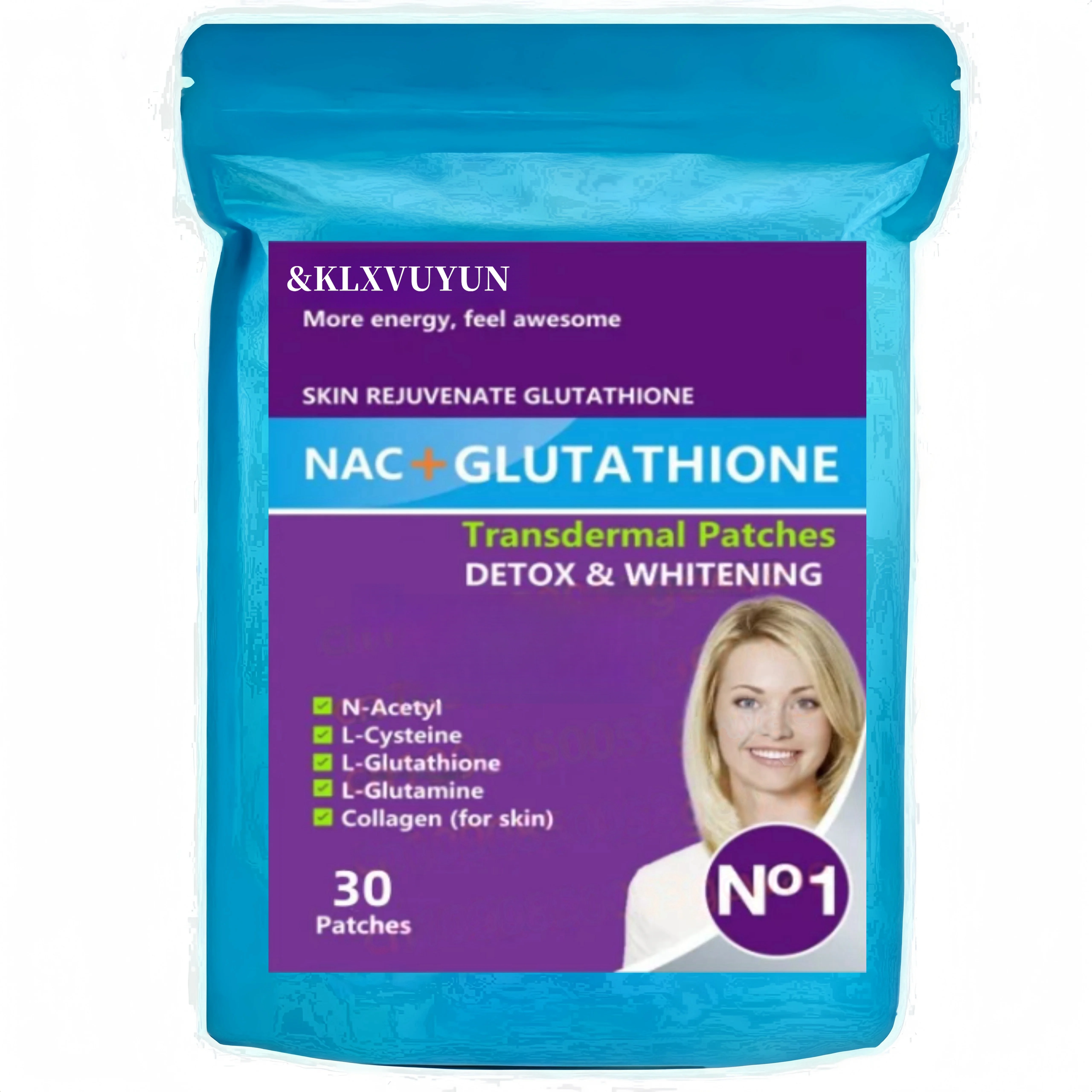 Glutathione Plus Topical Patch - Collagen Blend Support Skin Health