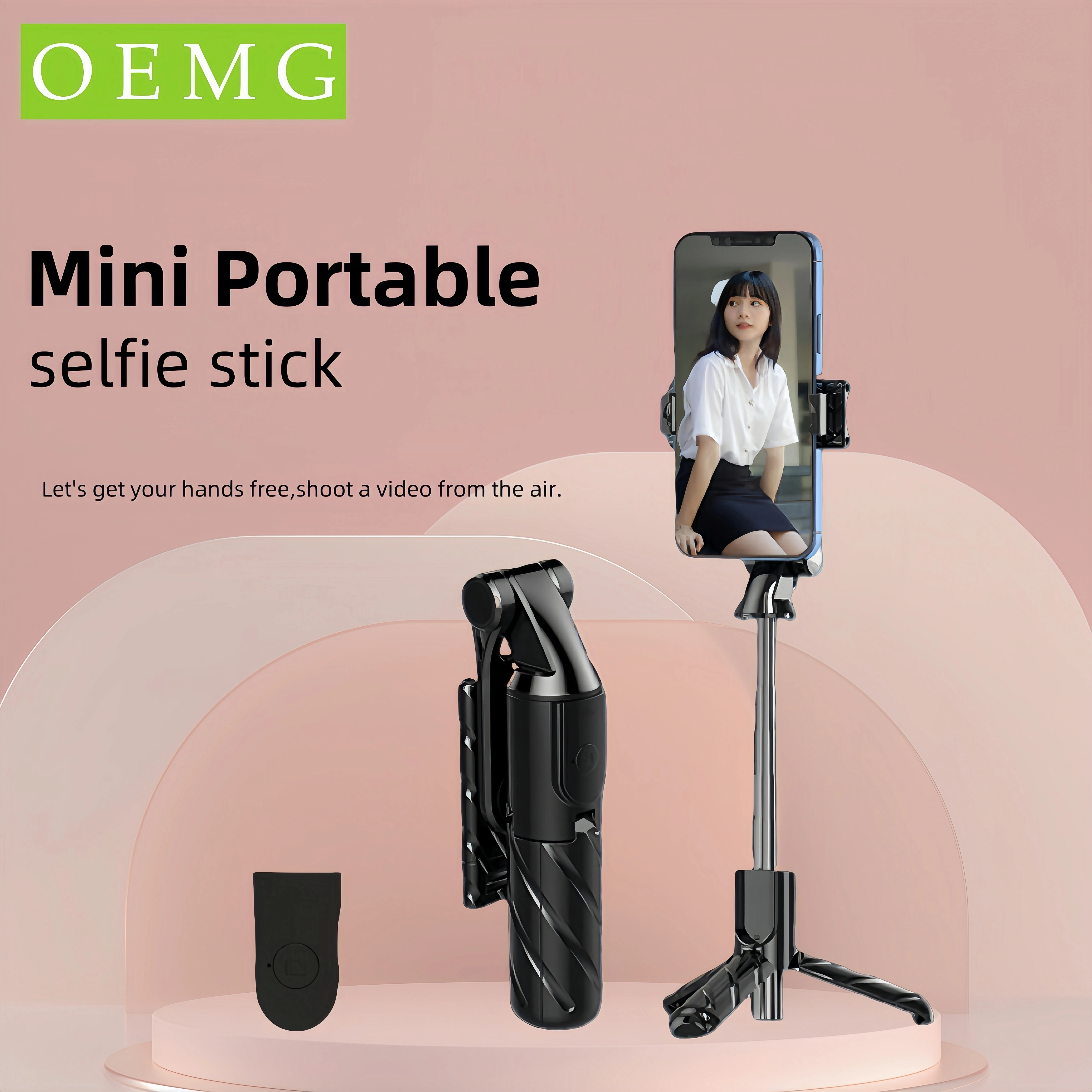 

Selfie stick with Bluetooth remote, foldable tripod, lightweight and portable, suitable for home use, travel, and live streaming