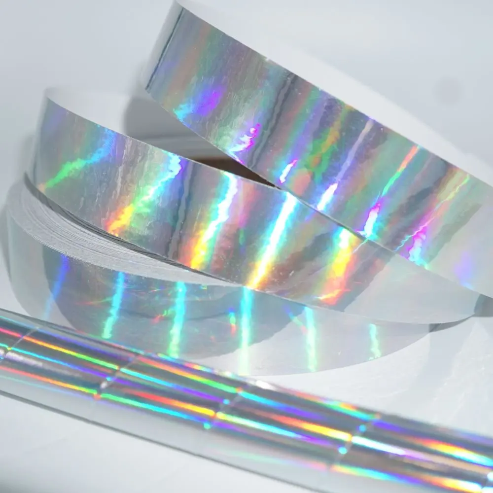 

Silver Rainbow Sheen Holographic Decorative Tape (1-inch x 150 ft) by