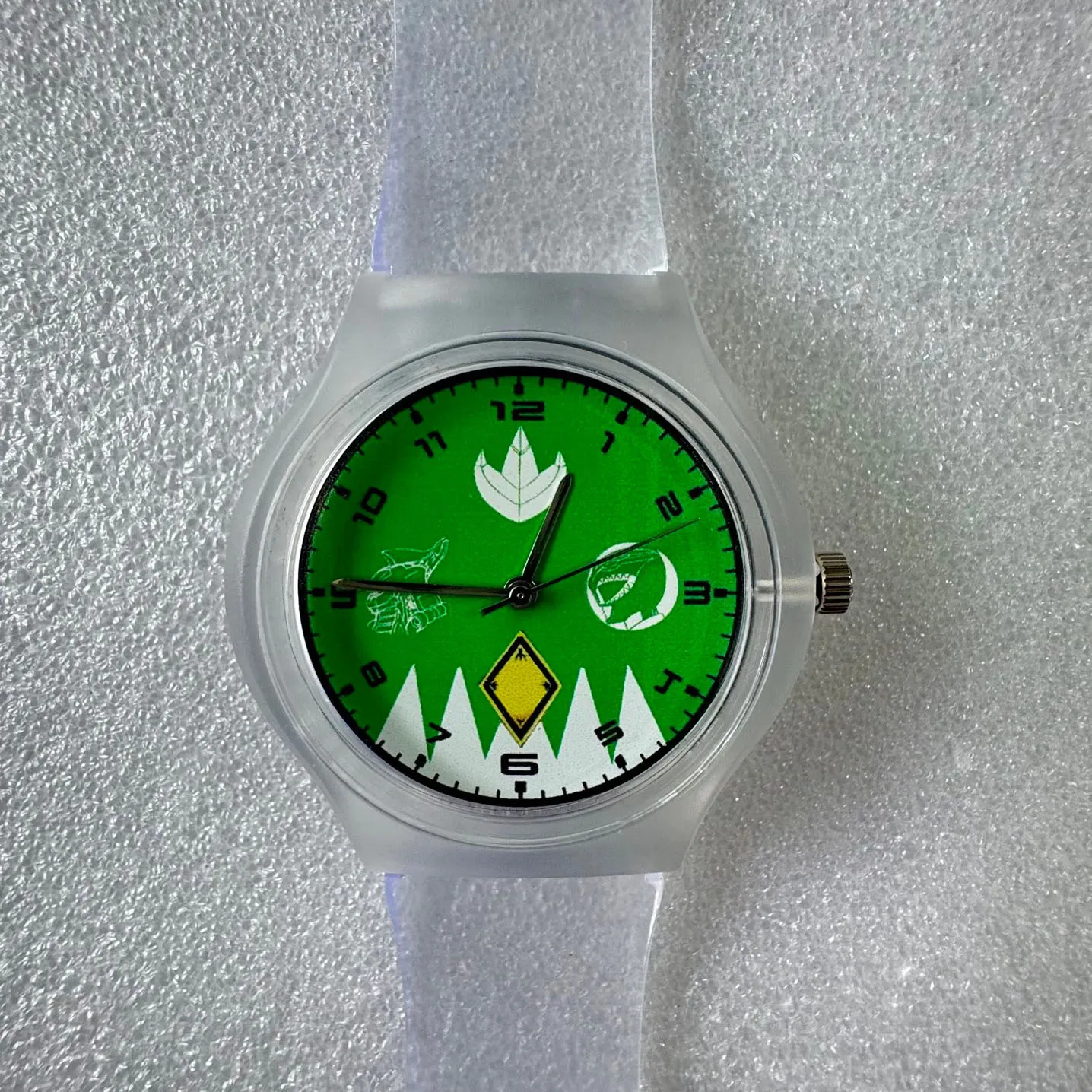 Customize Design Plastic Men Watch Adult Rubber Wrstiwatch Print Your Own Image