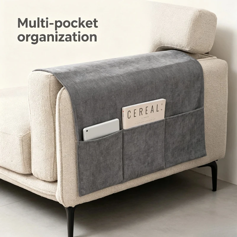 Detachable Sofa Chair Armrest 1 Piece Sofa Armrest Glove With Storage Bag Armrest Suitable For Living Room And Home Use
