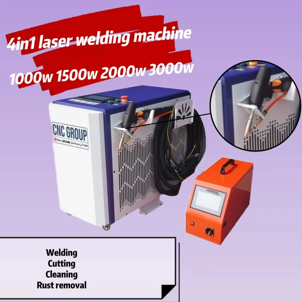 3 in 1 function laser welding cutting cleaning machine handheld portable type 1000w 2000w 3000w