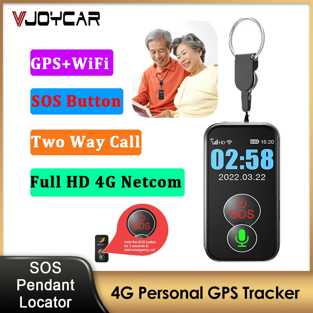 Anti-loss Smart 4G GPS Pendant SOS Alarm Two Way Calling Free Tracking Device for Elderly People Heathy Care