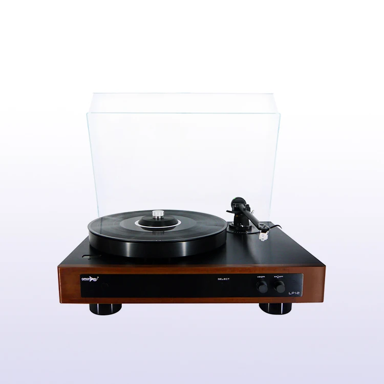 Nuovo giradischi in vinile LP-12s, con cartuccia tonearm, regolatore di soppressione del disco phono.