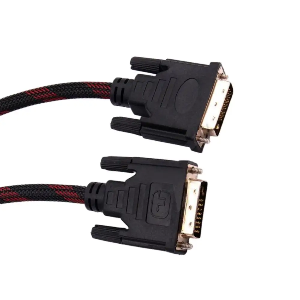 DVI to DVI Cable 24+1 Dual Link DVI to DVI Cable Male to Male Digital Video Monitor Cable for Gaming Projector Computer