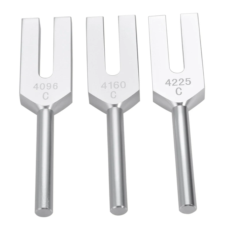 Tuning Forks Set 4096 Hz 4160 Hz 4225 Hz Tuning Forks Set Tuning Fork With Wooden Hammers And Cloth Bag Accessories Style 1