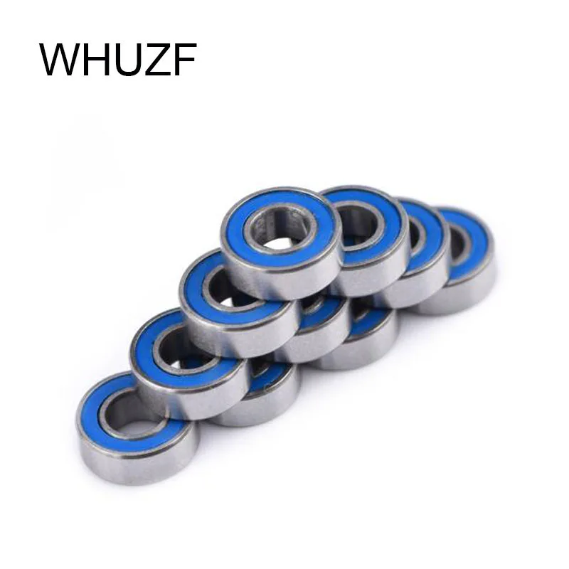 WHUZF – roulements à billes miniatures MR105RS ABEC-5 (20/50/100 pièces), 5x10x4mm, roulements à billes MR105-2RS scellés bleus, MR105 2RS, haute qualité