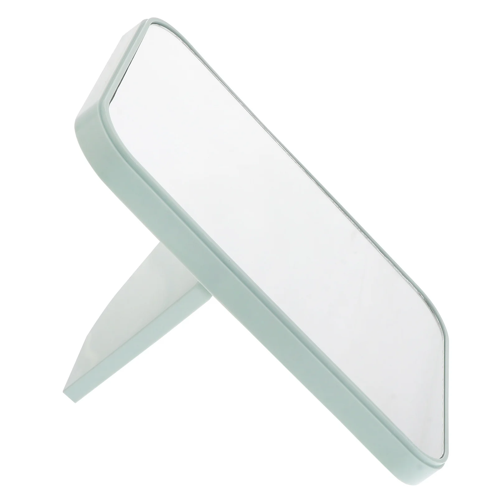 

Light Green Portable Foldable Makeup Mirror Desktop Mirror Compact High Definition Clear Surface Travel Friendly