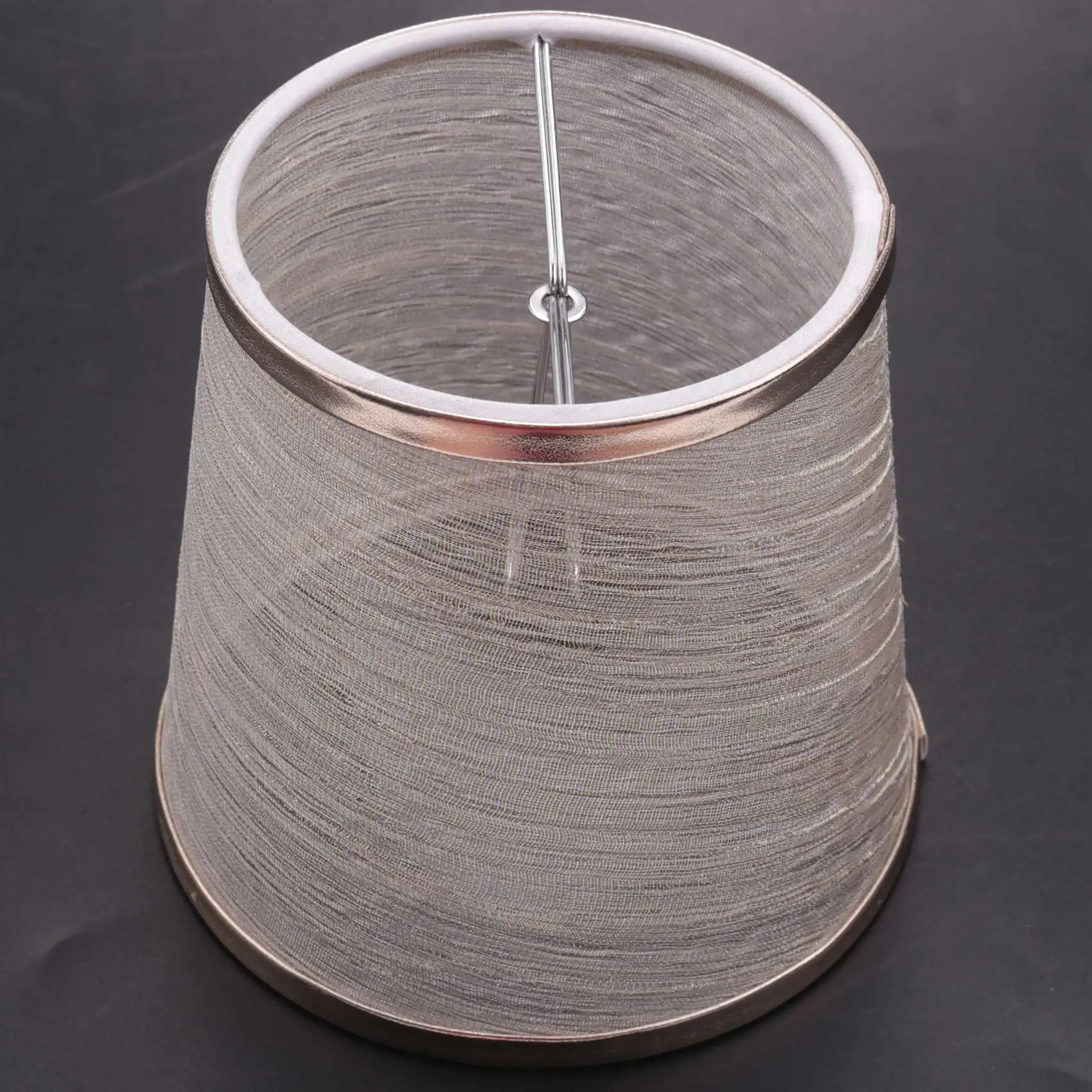 

2 Pack Clip On Gauze Chandelier Lamp Shades Little Upright Wall Candle Light Lampshade-Retail