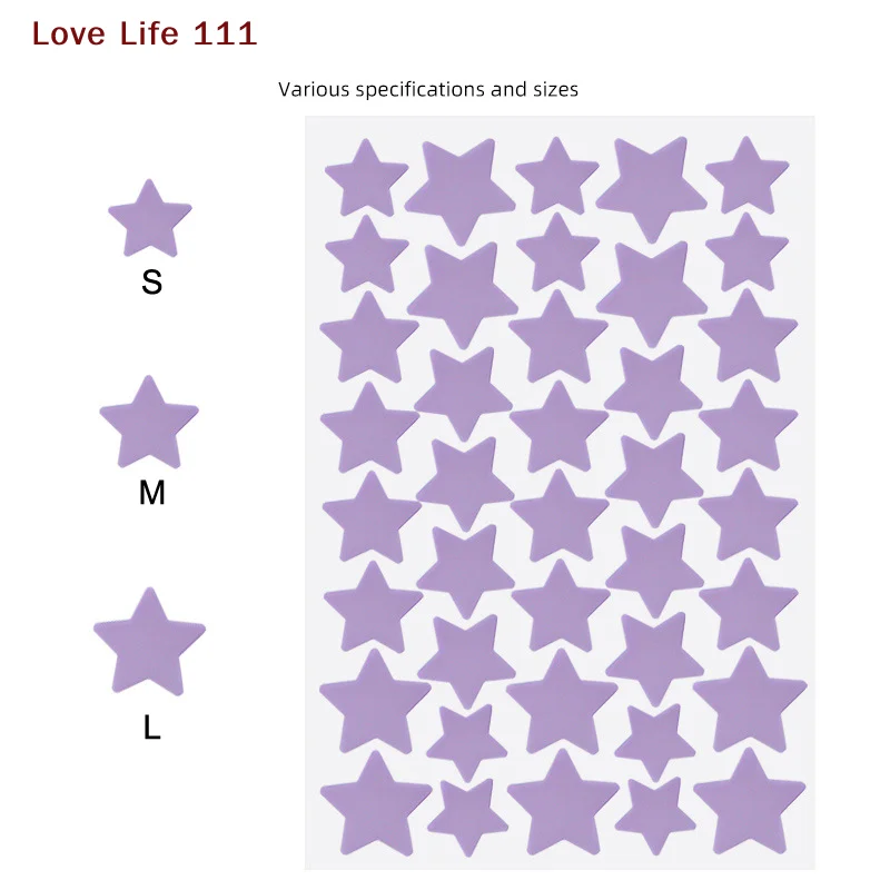 

Новинка, 72/80 шт., красочная милая звезда в форме сердца, наклейка для лечения прыщей, невидимое покрытие от прыщей, пластырь для ухода за кожей