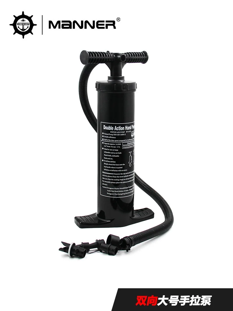 Factory-Direct 4000cc Manual Double-Action Air Pump for Inflatable Tents and Rubber Boats air pump