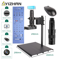 YIZHAN Built-in Software Electronic Microscope Set HDMI 1080P SONY Imx335 1/2.8Inch Image Sensor 180x Lens Plotting Measurements