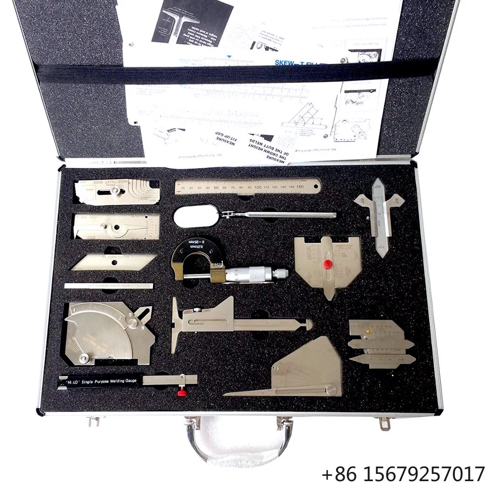 Digital Welding Inspection Gauge for Accurate Fillet Weld Measurement, Reinforcement, Gap, and Bevel Control