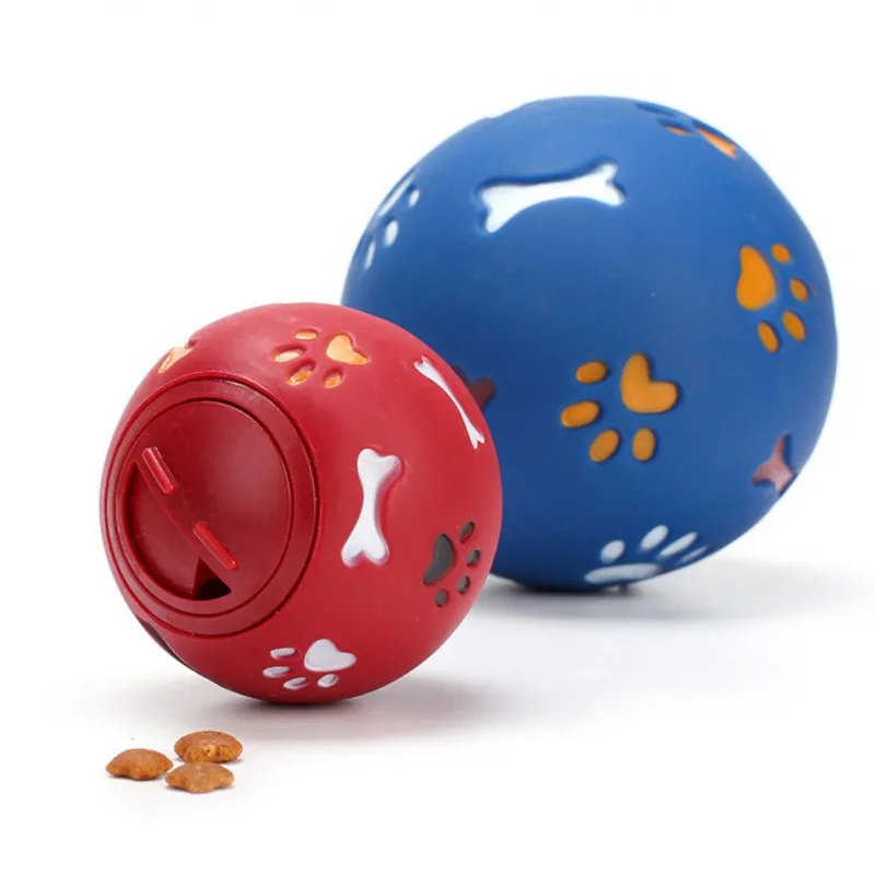 Pet Toys Ball Dog Leaking Food Treat Feeder Supplies Leakage Food Ball Food Dispenser For Cat Playing Training Ball Pet Supplies
