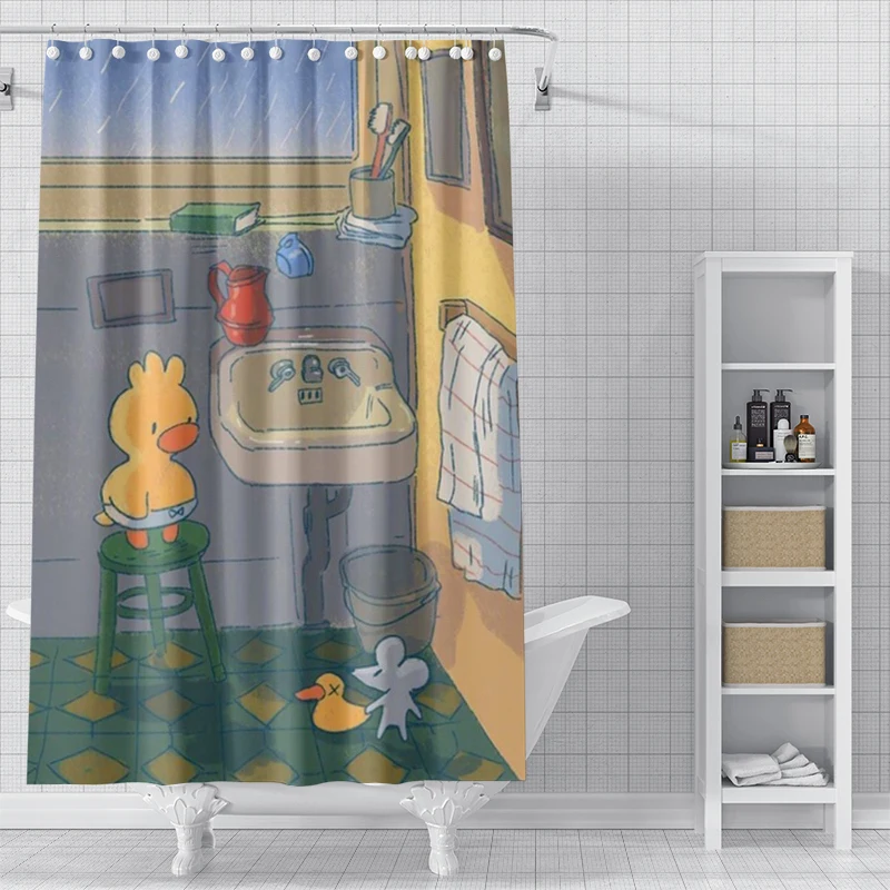 Home shower curtains for bathroom waterproof fabric bathroom Curtains Anime animal style modern shower curtain 180x200 90x180