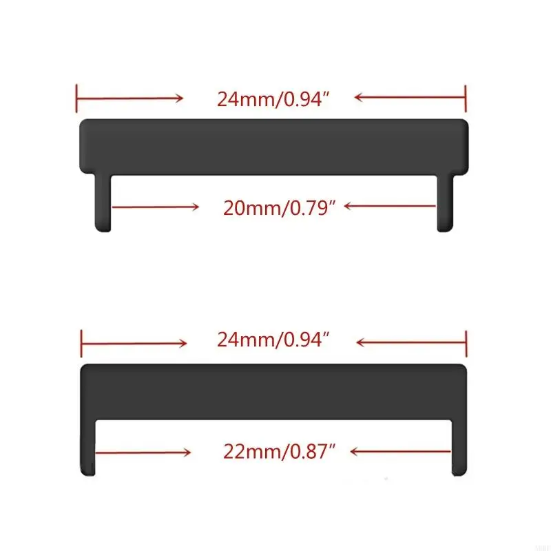 A9BF for Suunto7/9/D5i 24mm to 22mm/20mm Watch Connector 1 Pair Adapters