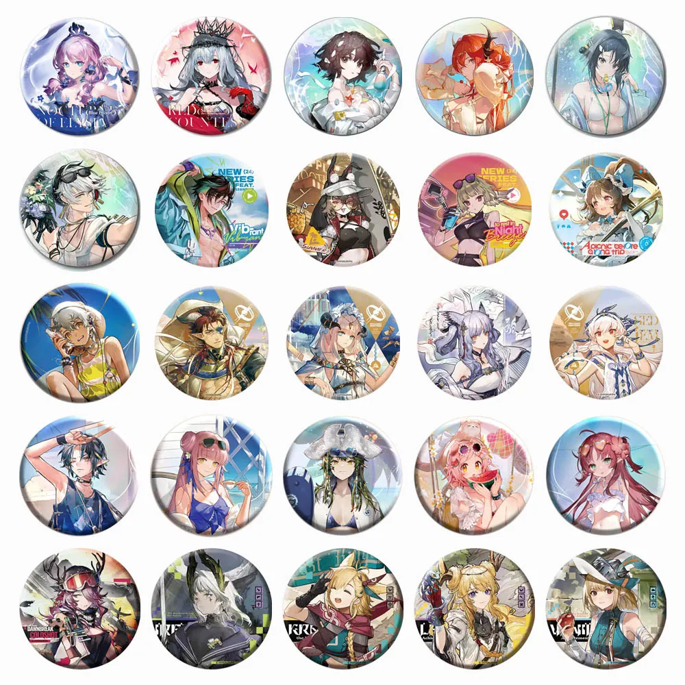 

Официальный товар Sunsyea Arknights, оригинальный аутентичный значок Blaze Eyjafjalla Degenbrecher Coldshot Irene Irene Tin Man Weedy Kroos