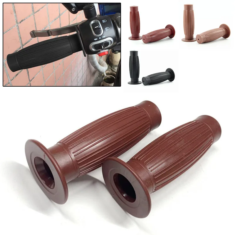 

7/8 inch 22mm Vintage Motorcycle Retrofit handle Rubber sleeve SR400 CG125 handle grips accessories