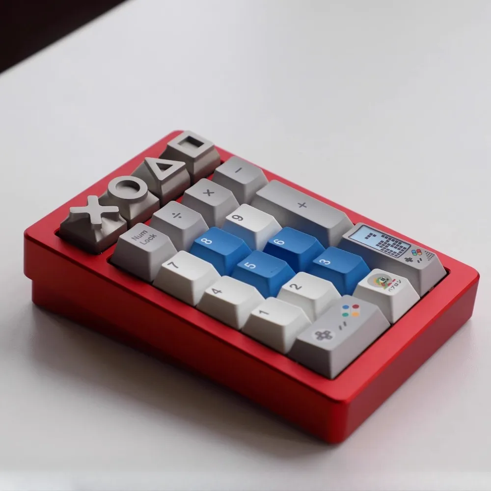 Color Geometry Artisan Keycap Original Custom Metal Keyboard Cap 1U Gaming Point KeyCap for Mechanical Keyboard Accessories Gift