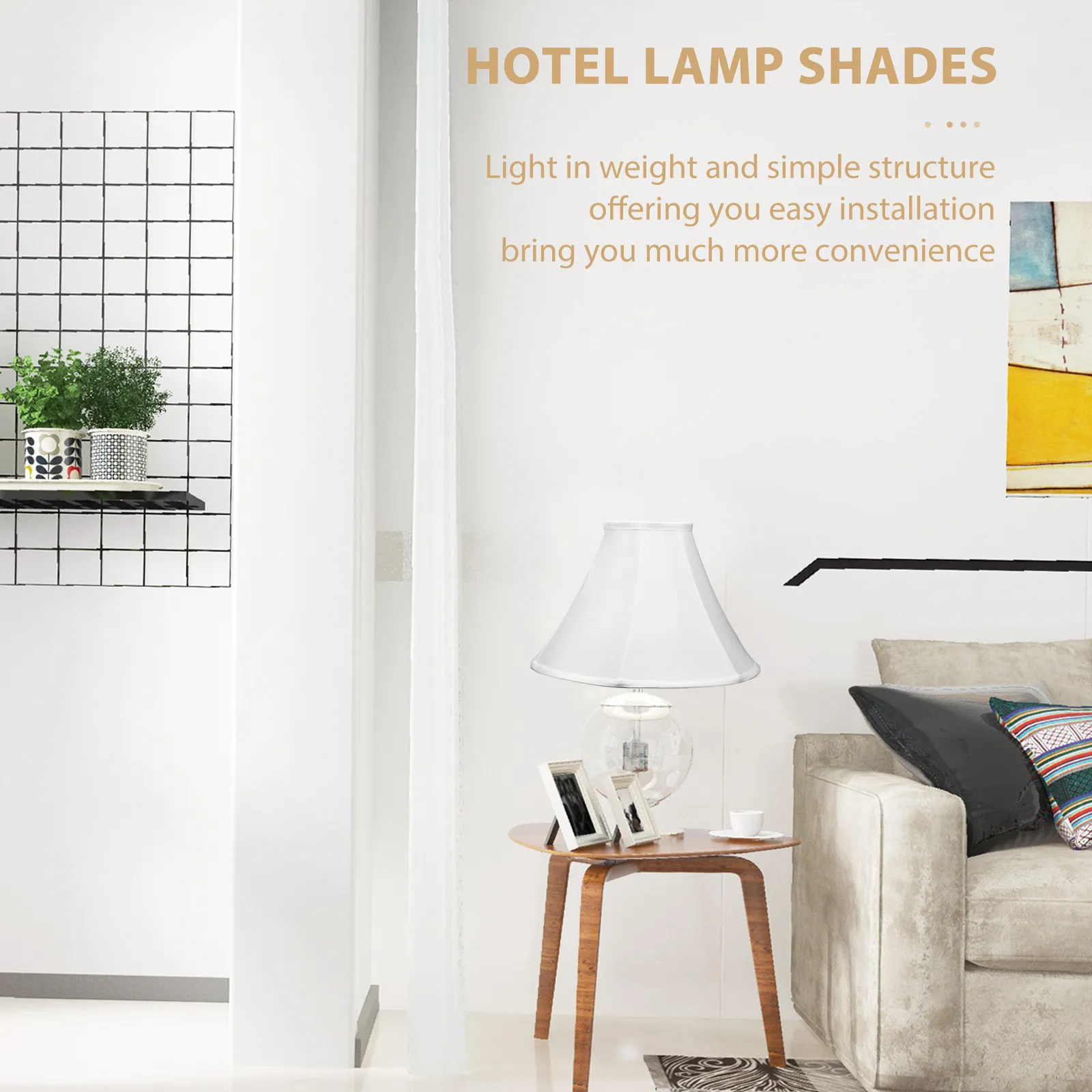 

Маленький винтажный складной абажур E27 для напольных и настенных светильников, декоративный чехол для лампы