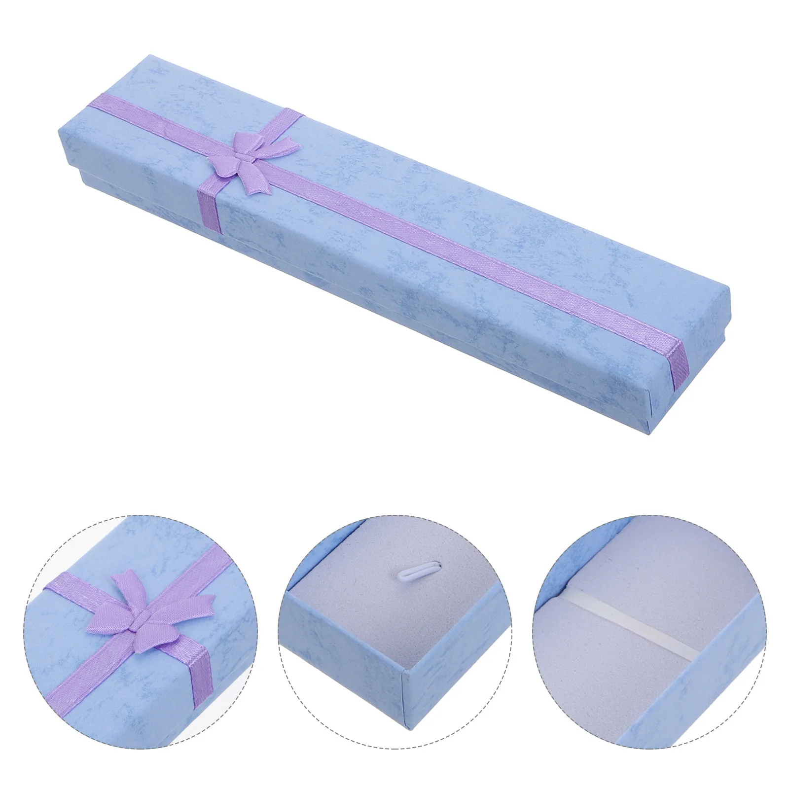 

Bracelet Boxes Rectangle Jewelry Storage Organizer For Wrist Chain Bangle Display Case Paper Packaging Transport Box Keepsake