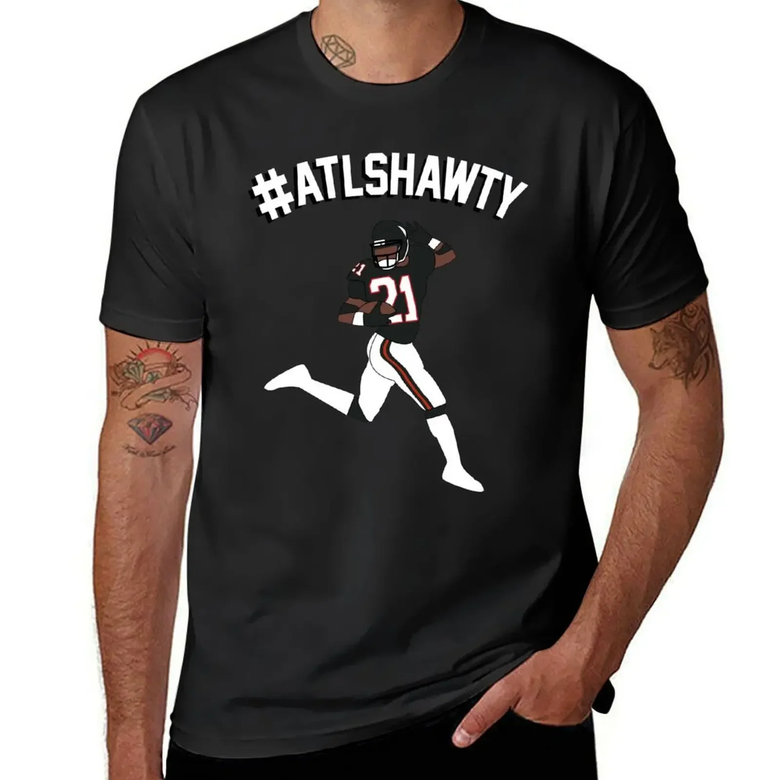 

#ATLSHAWTY - Deion Sanders T-Shirt sports fans Aesthetic clothing shirts men graphic