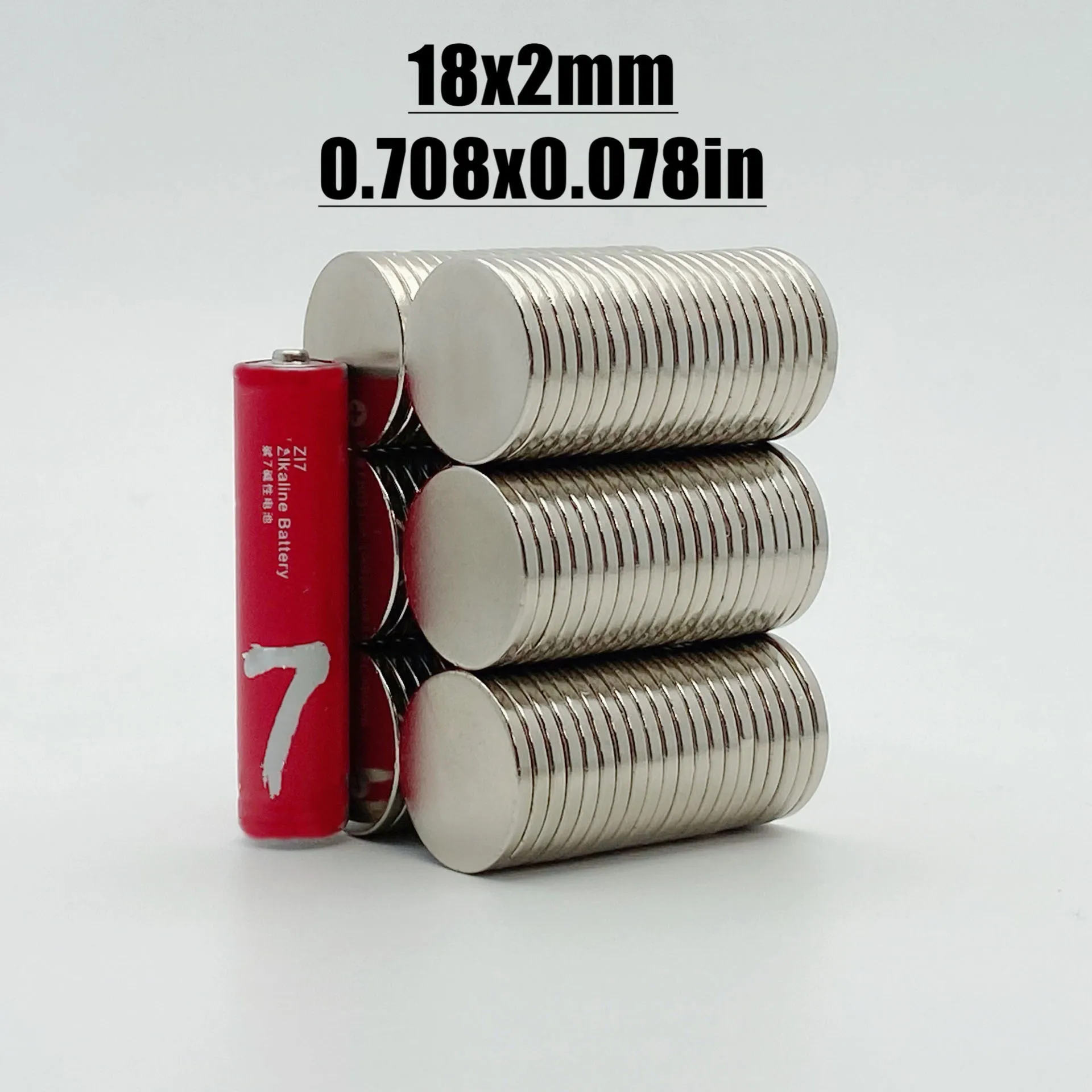 5-300pcs 18x2mm Magnet Neodymium Magnet N35 NdfeB Round Shape 18*2 Magnet Accessory Permanent Magnetic Imanes Fridge Diy Magnets