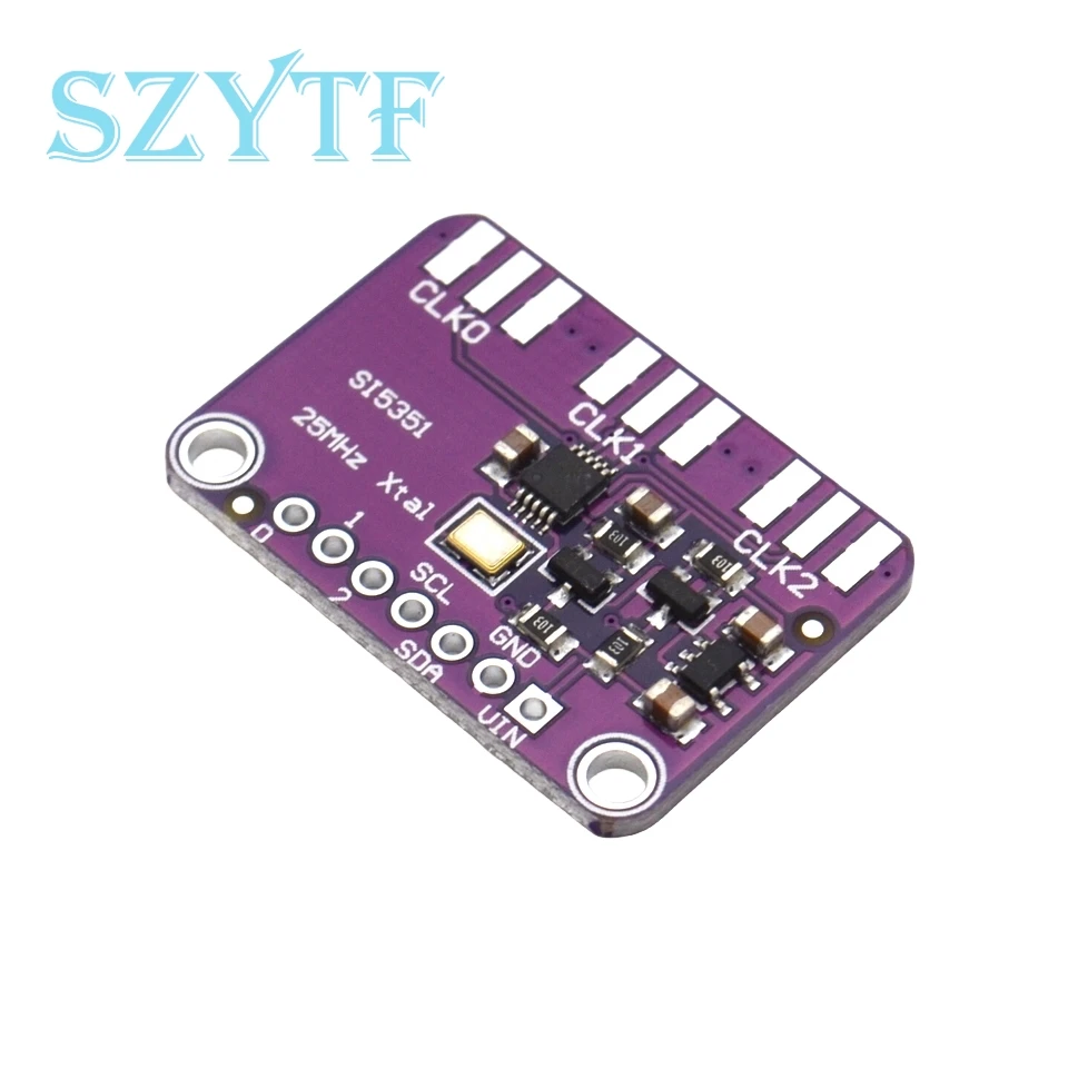 DC 3V-5V Si5351A Si5351 I2C Clock Generator Breakout Board Module Signal Generator Clock 8KHz-160MHz