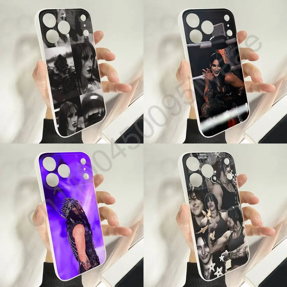 حافظة هاتف رائعة R-Rhea Ripley Wrestler لهاتف iPhone 11,16,15,14,13,17,12,Plus,E,Air,Mini,Pro,Max Magnetic Magsafe غطاء ناعم