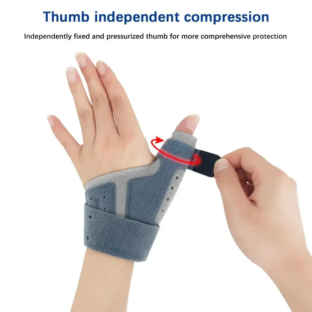 Thumb Wrist Guard Compression Thumb Fixed Wrist Guard Hand Sprain Tendinitis Wristband Wrist Support Sports  Gym Training Wraps