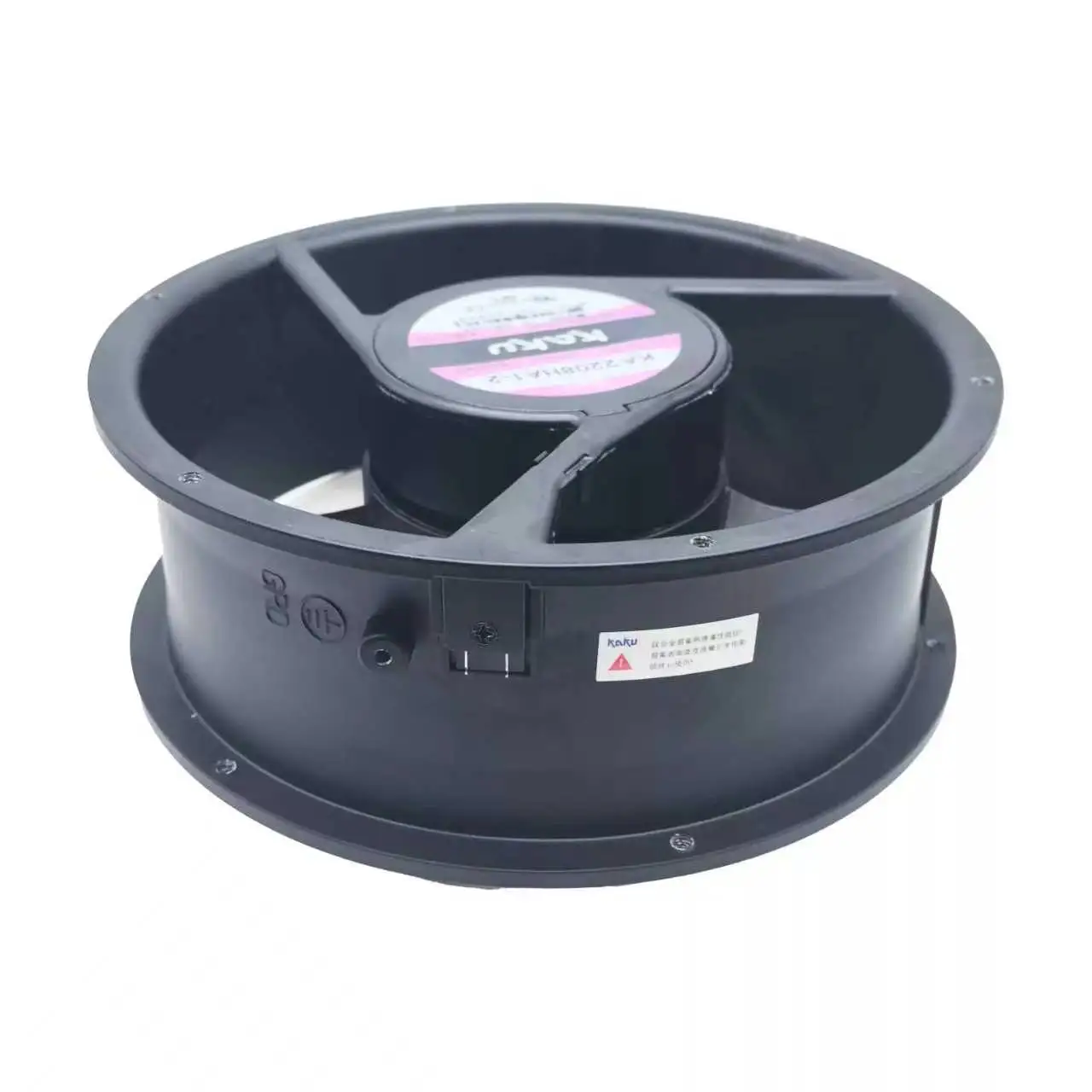 For KAKU KA2208HA1-2 AC 110V-120V 0.50A 22060 220mm Round 2-Pin Dual Ball Bearing Metal Welder Server Inverter Case Cooling Fans