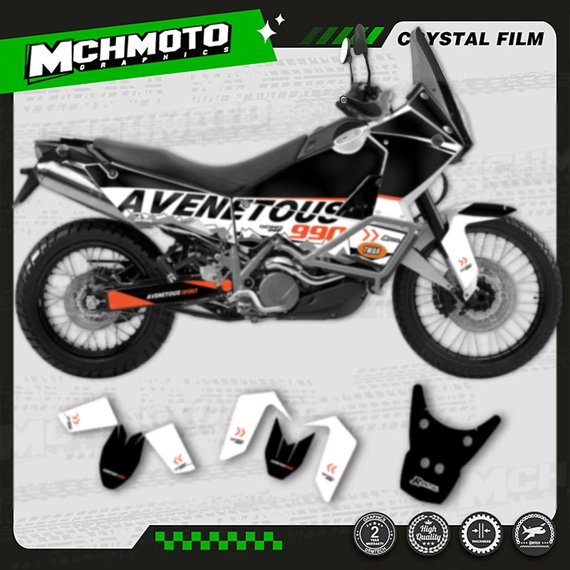 

MCHMFG For KTM 2003-2016 ADV990 R S Motorcycle Graphics Decals Stickers Kit Number Name Custom