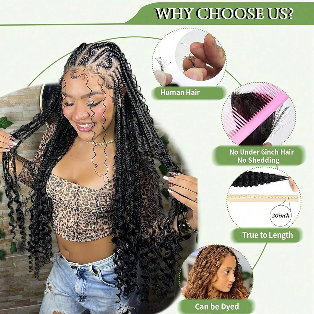 Echthaar zum Flechten, Deep Wa – Water Wave Bulk Human Hair For Braiding Bewertung und Preis