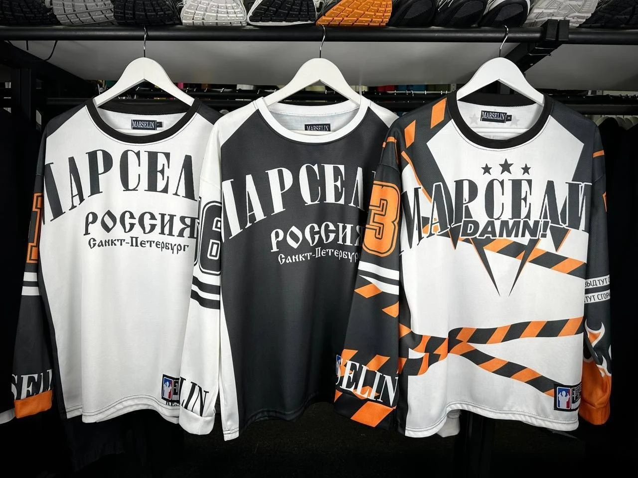 

Уличная одежда в стиле хип-хоп, повседневный бейсбольный трикотаж Y2k марселин, футболка с длинными рукавами, Harajuku, повседневный топ, женская одежда больших размеров