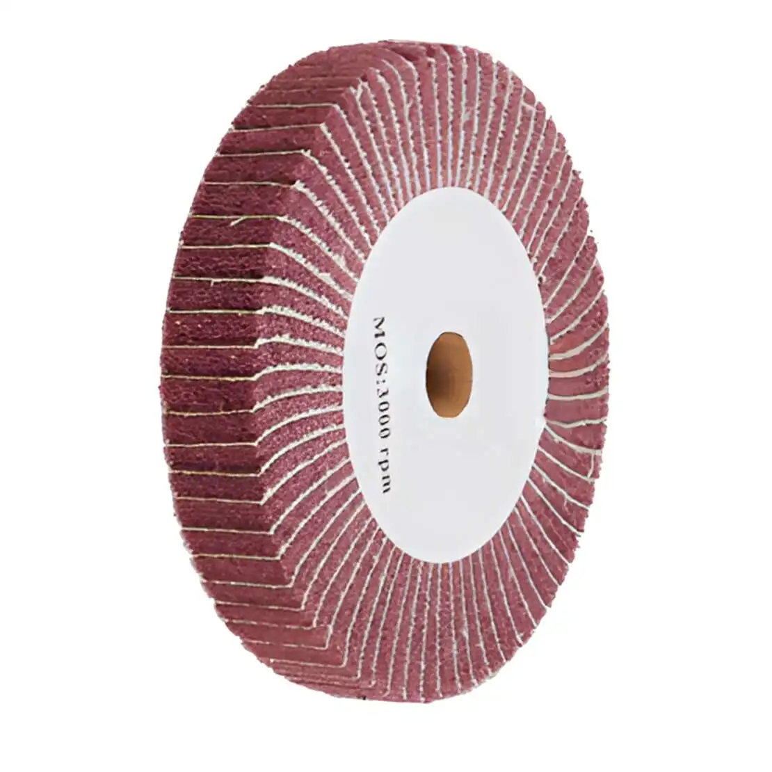 150mm 240 Grit Non-Woven Fine Polishing Wheel Flap Disc Abrasive Buffing Cleaning Pad