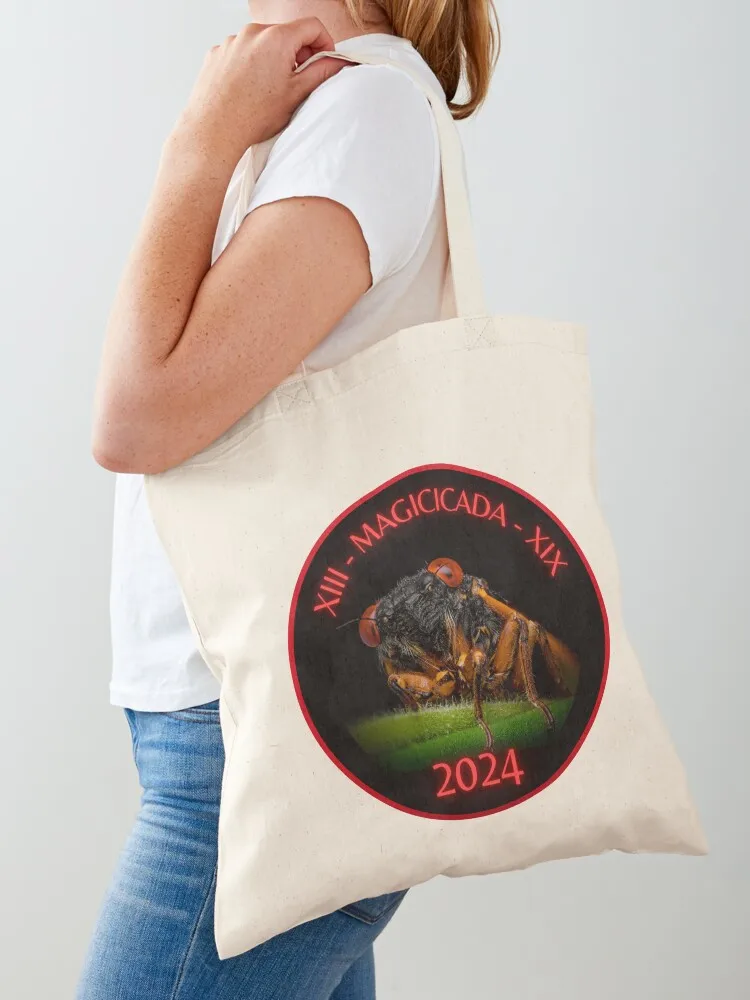 

Brood XIII and XIX Cicadas 2024! Tote Bag tote bag university Shopper bag eco pack Shopping bags