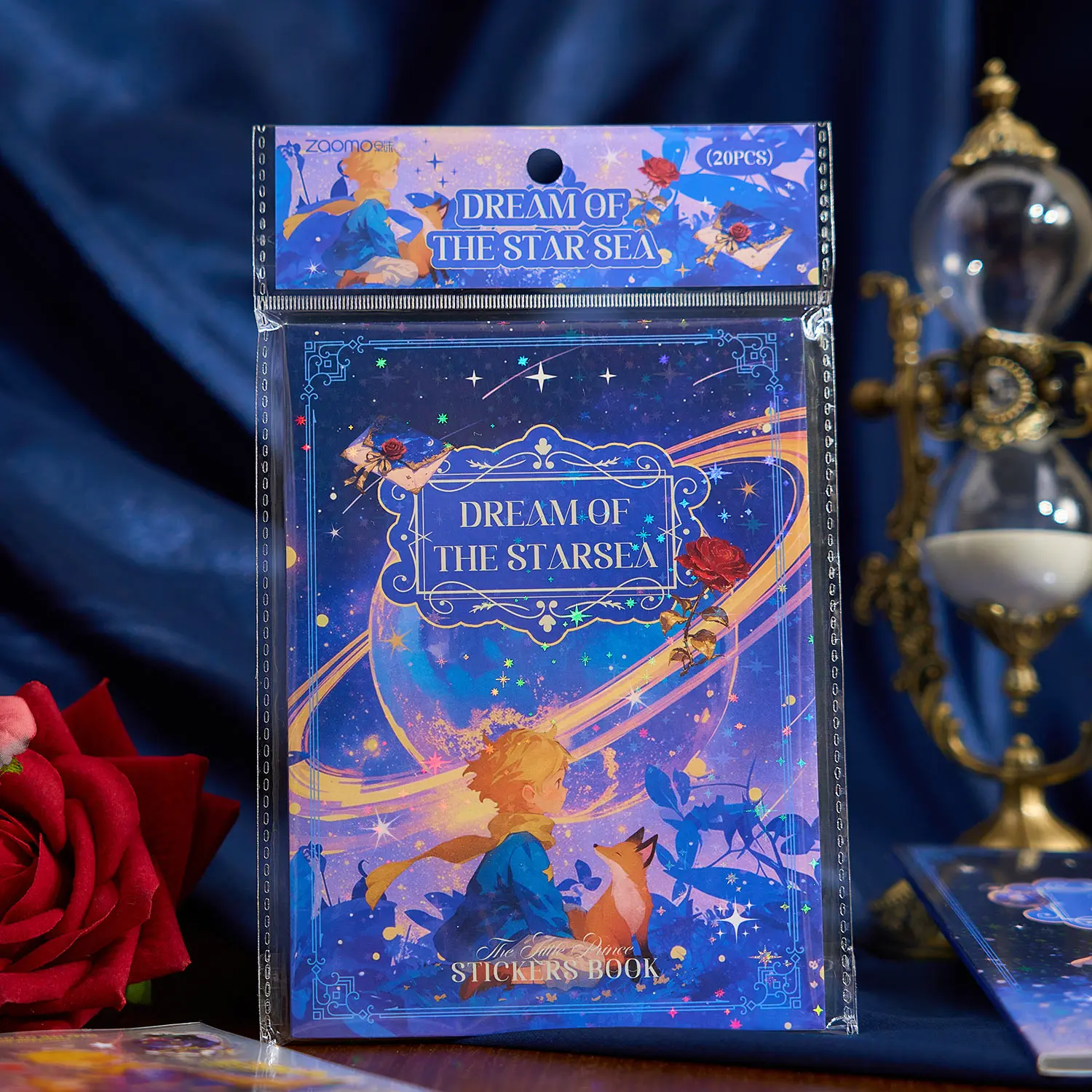 20-delige prinskarakters, lasershelllicht huisdierstickers, oproepkarakter handboek decoratie doe-het-zelf materiaal landschapsarchitectuur stickers